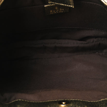 Gucci Monogram Bamboo Chain Tom Ford Shoulder Bag Metallic 4 of 5