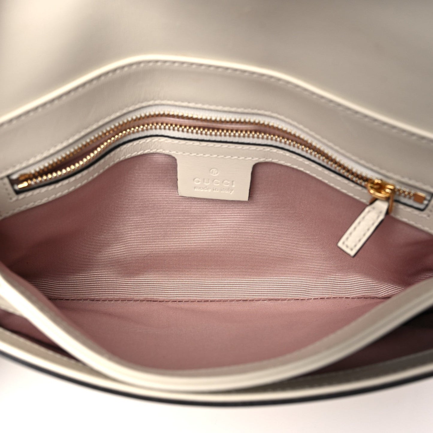 Calfskin Small Arli Flap Shoulder Bag Mystic White