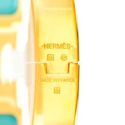 Hermes Enamel Narrow Clic Clac H Bracelet PM Emeraude 5 of 6