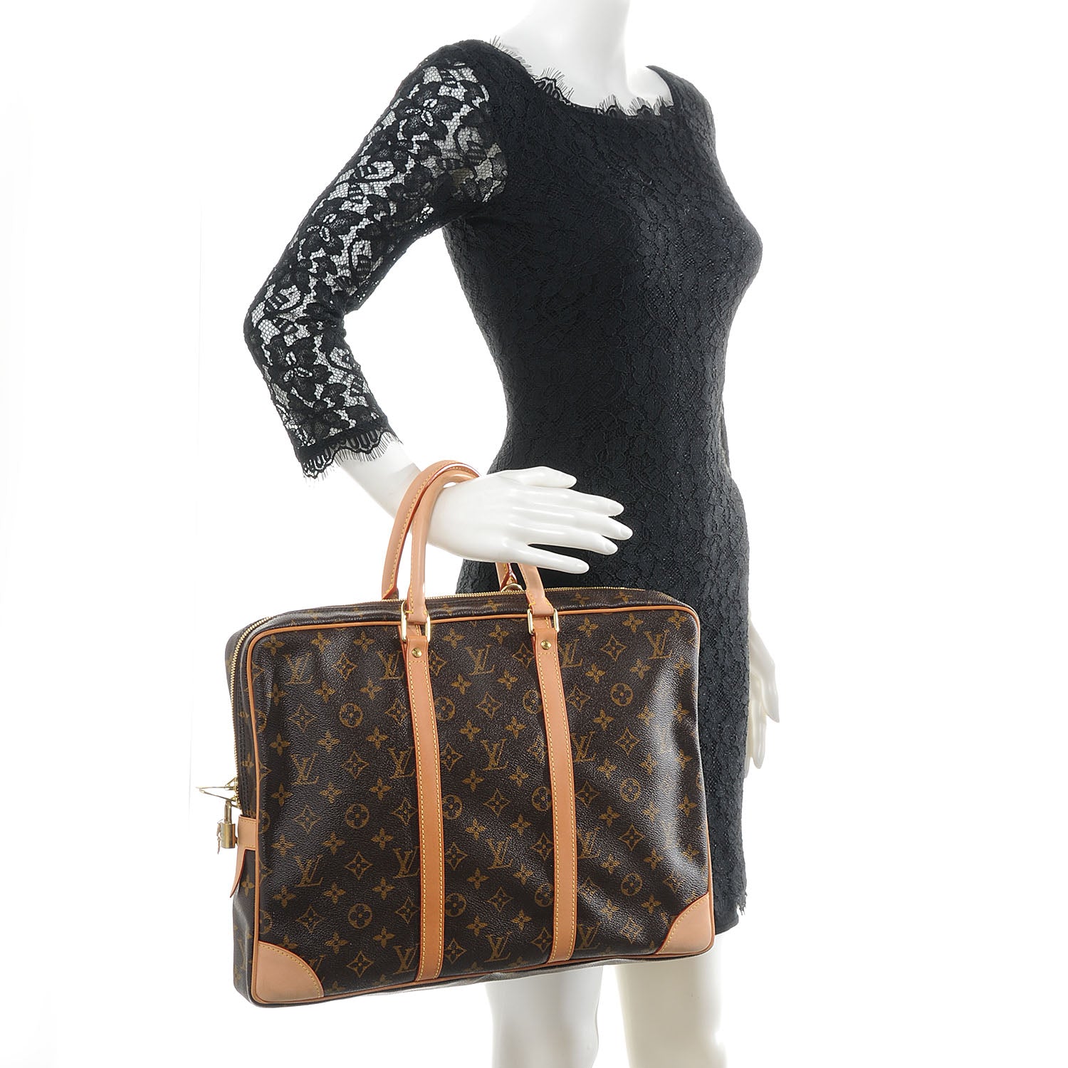 Louis Vuitton Monogram Porte-Documents Voyage Briefcase 2 of 8