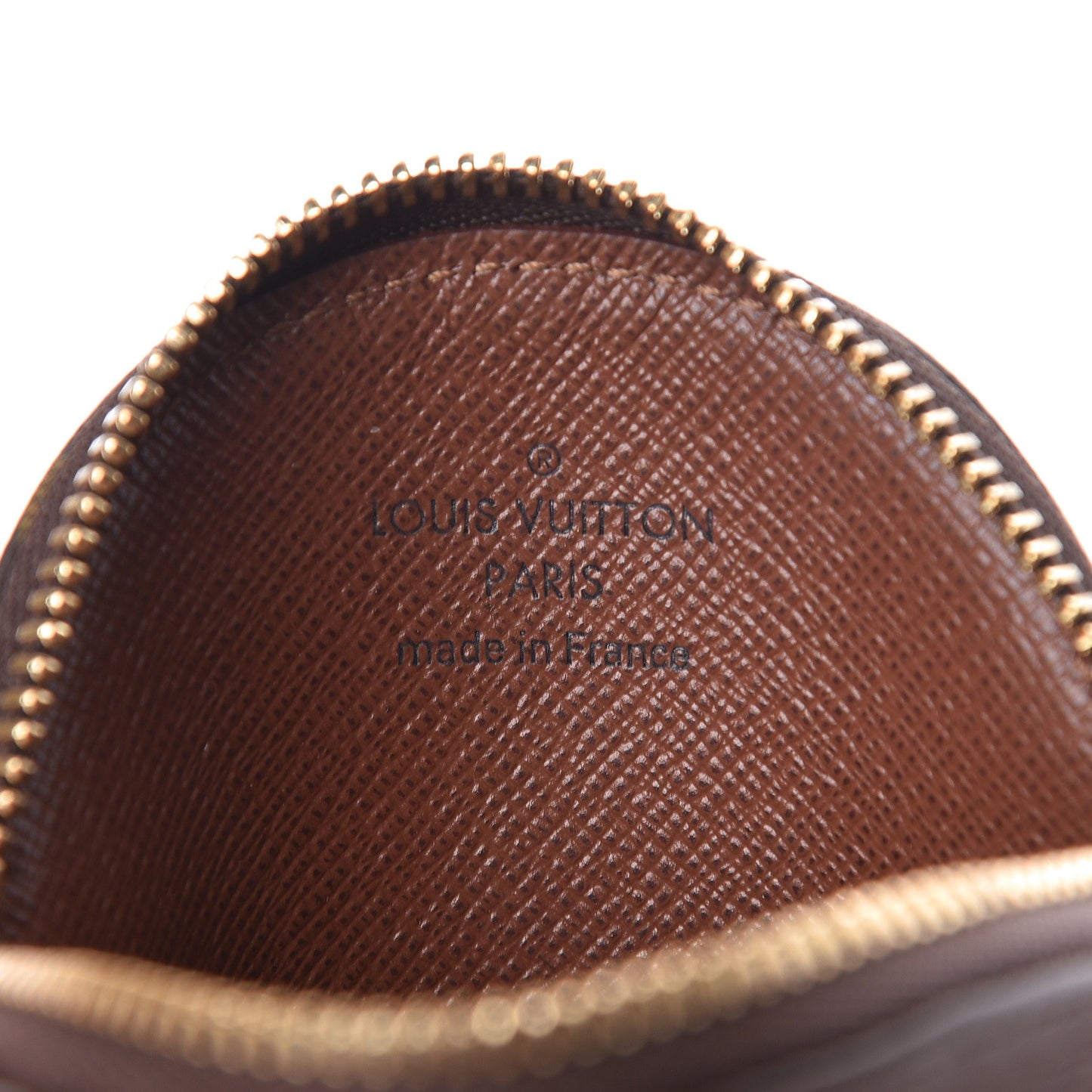 Monogram Round Coin Purse