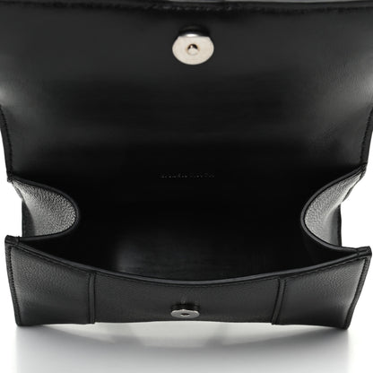 Balenciaga Grained Calfskin Hourglass Top Handle Bag XS Black 5 of 8