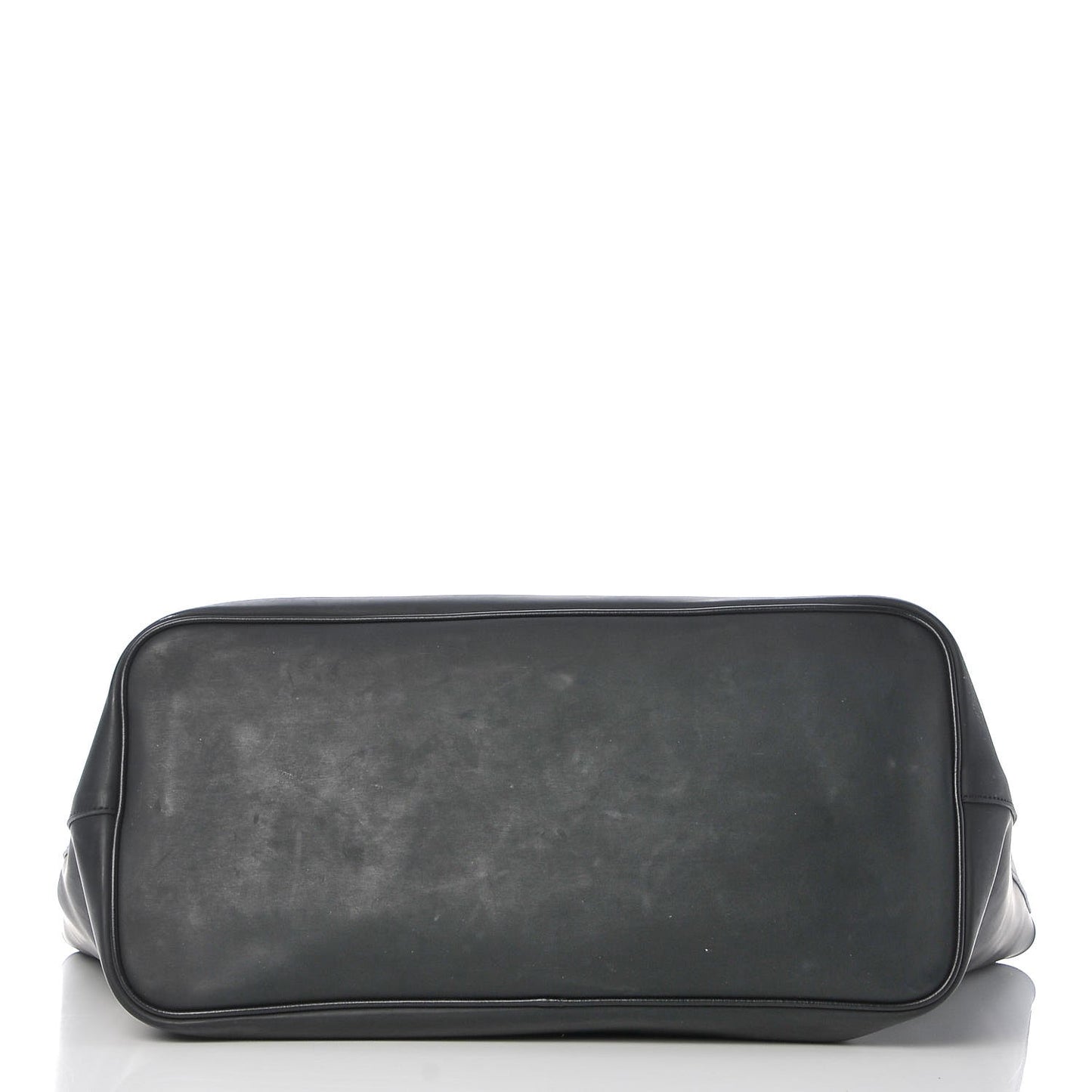 Rubber Effect PVC Large Antigona Tote Black