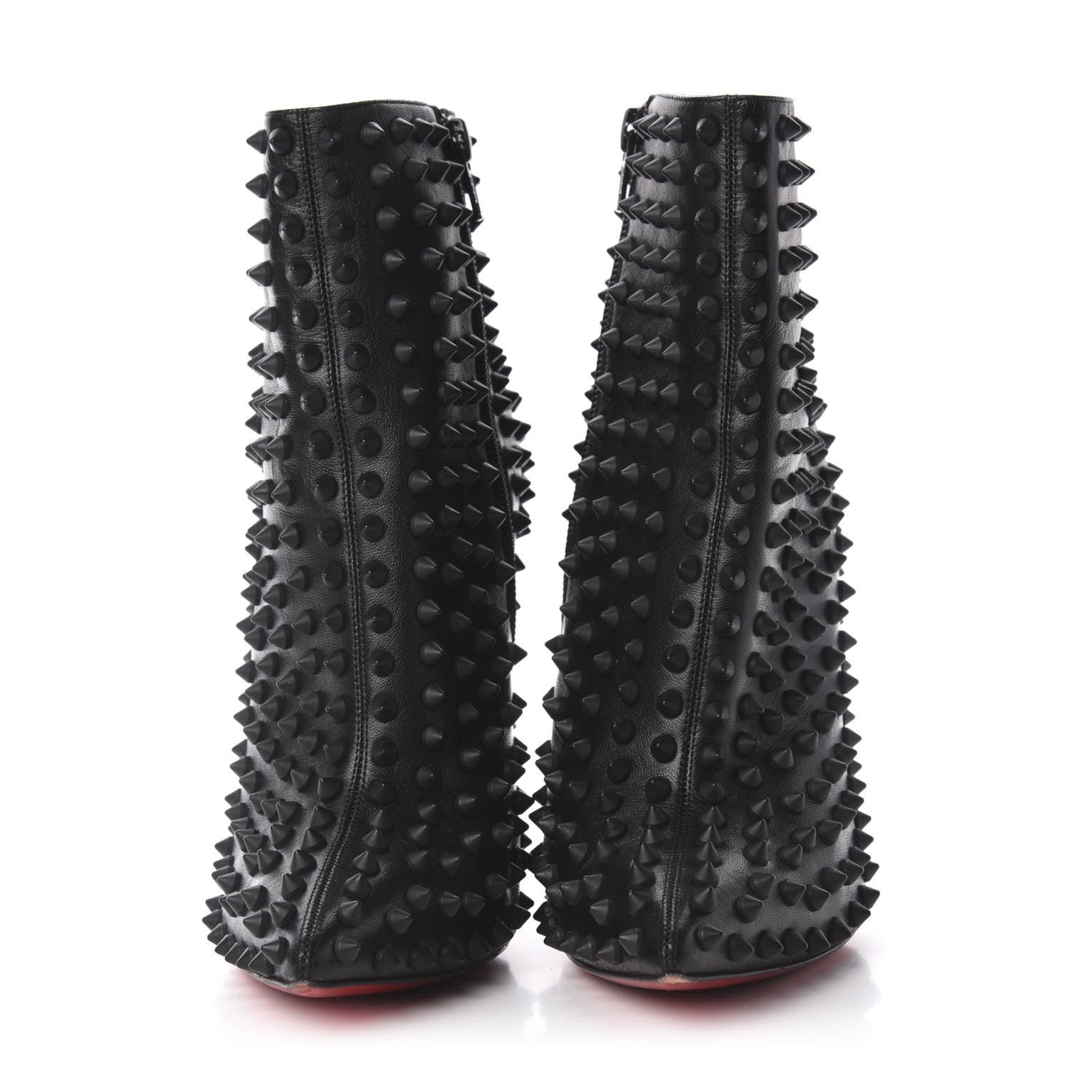Christian Louboutin Kid Snakilta 120 Booties 37.5 Black 2 of 9