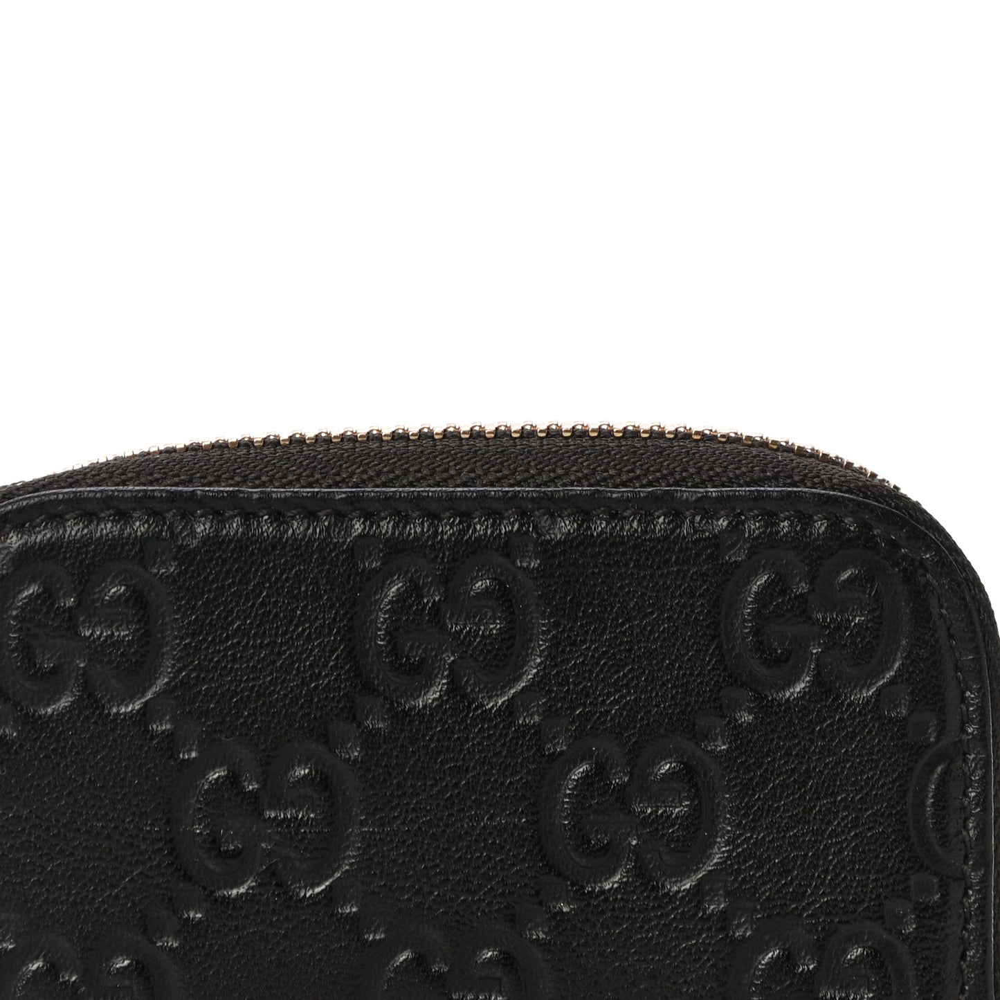 Guccissima Zip Around Card Case
