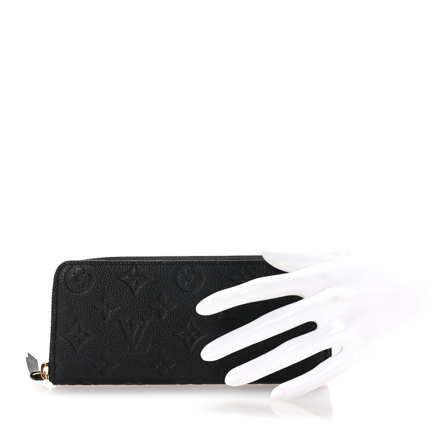 Louis Vuitton Empreinte Clemence Wallet Black 2 of 6