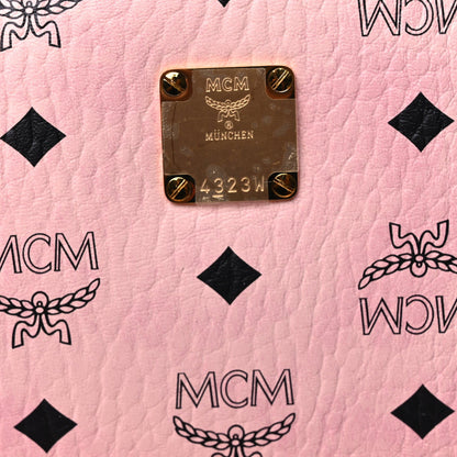 MCM Visetos Small Side Stud Stark Backpack  Soft Pink 6 of 8