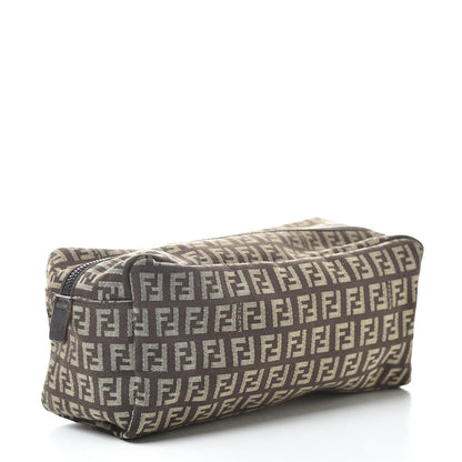 Fendi Zucchino Cosmetic Case Tobacco 3 of 14