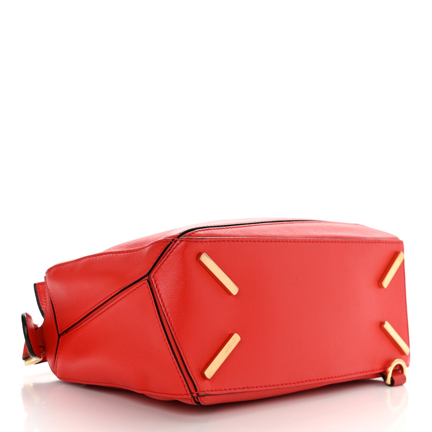 Calfskin Small Puzzle Bag Scarlet