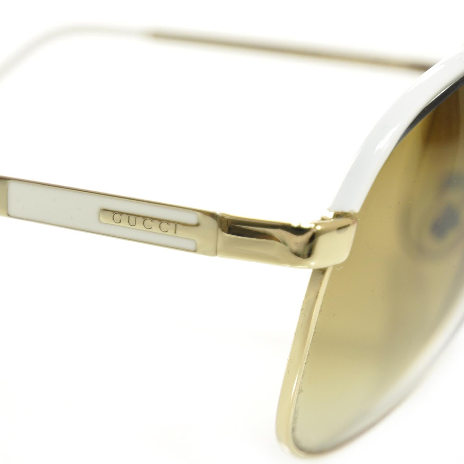 Gucci Aviator Sunglasses 1827S Gold 4 of 7