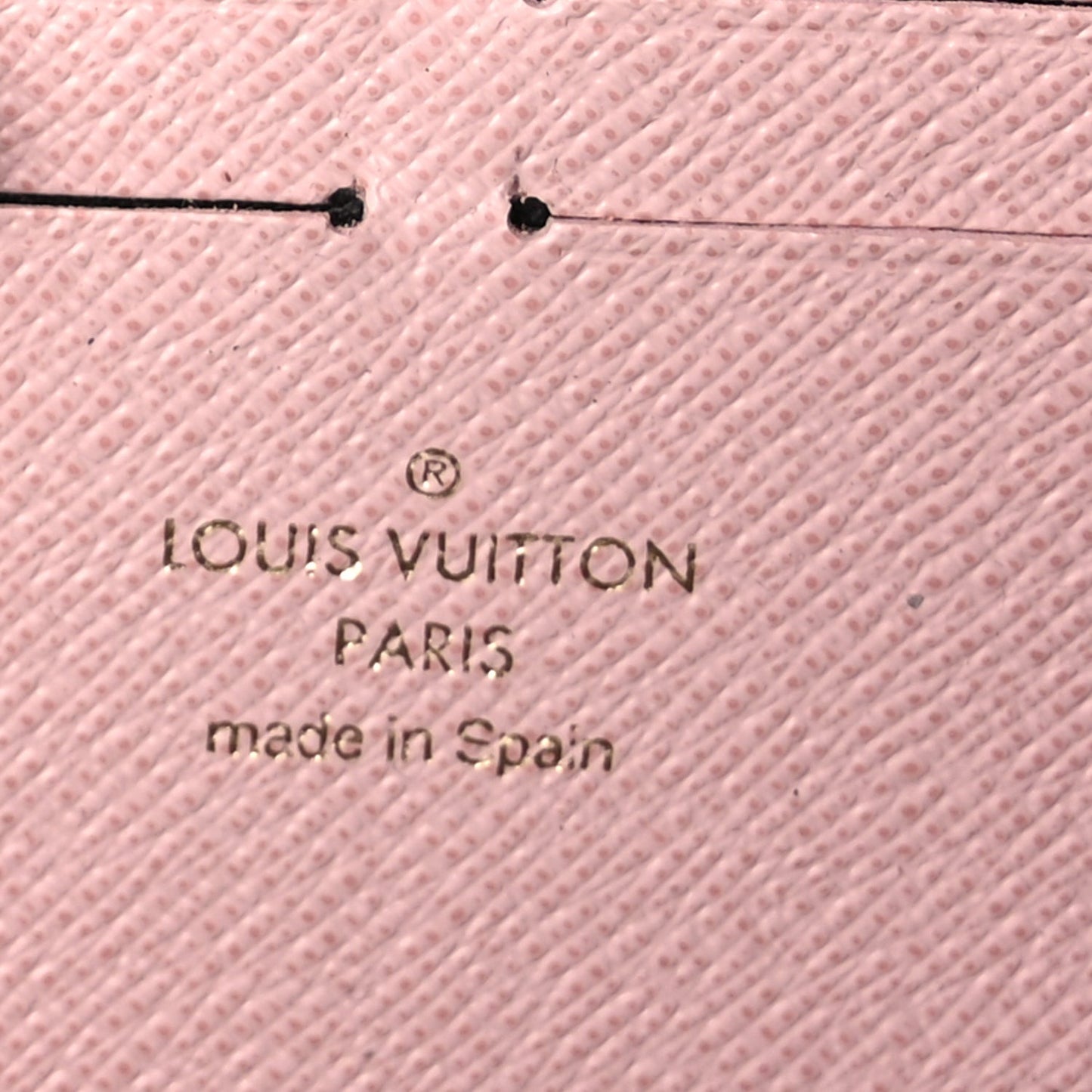 Monogram Clemence Wallet  Rose Ballerine