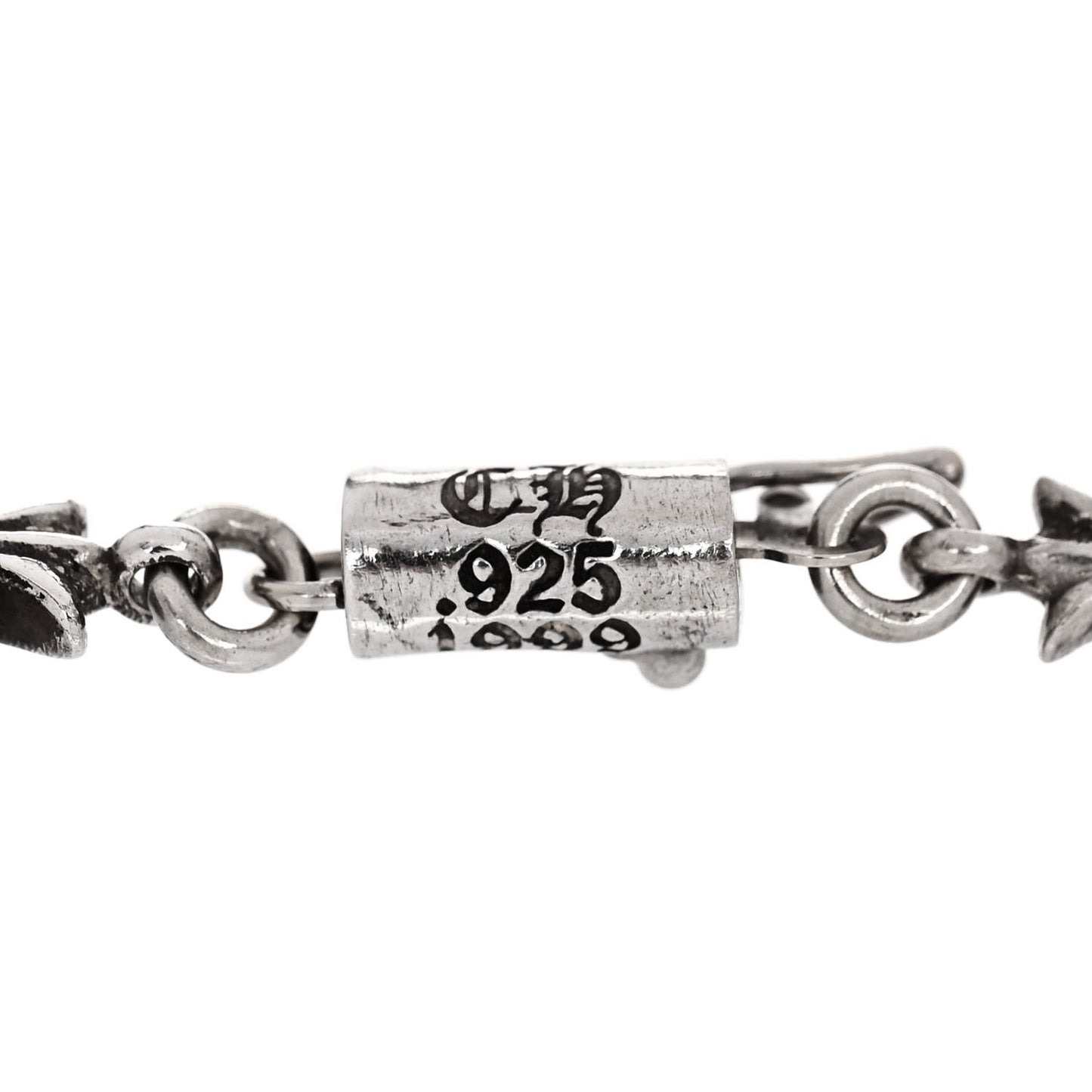 Sterling Silver Tiny E CH Plus Bracelet