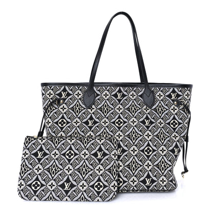 Louis Vuitton Jacquard Since 1854 Neverfull MM  Grey 2 of 7