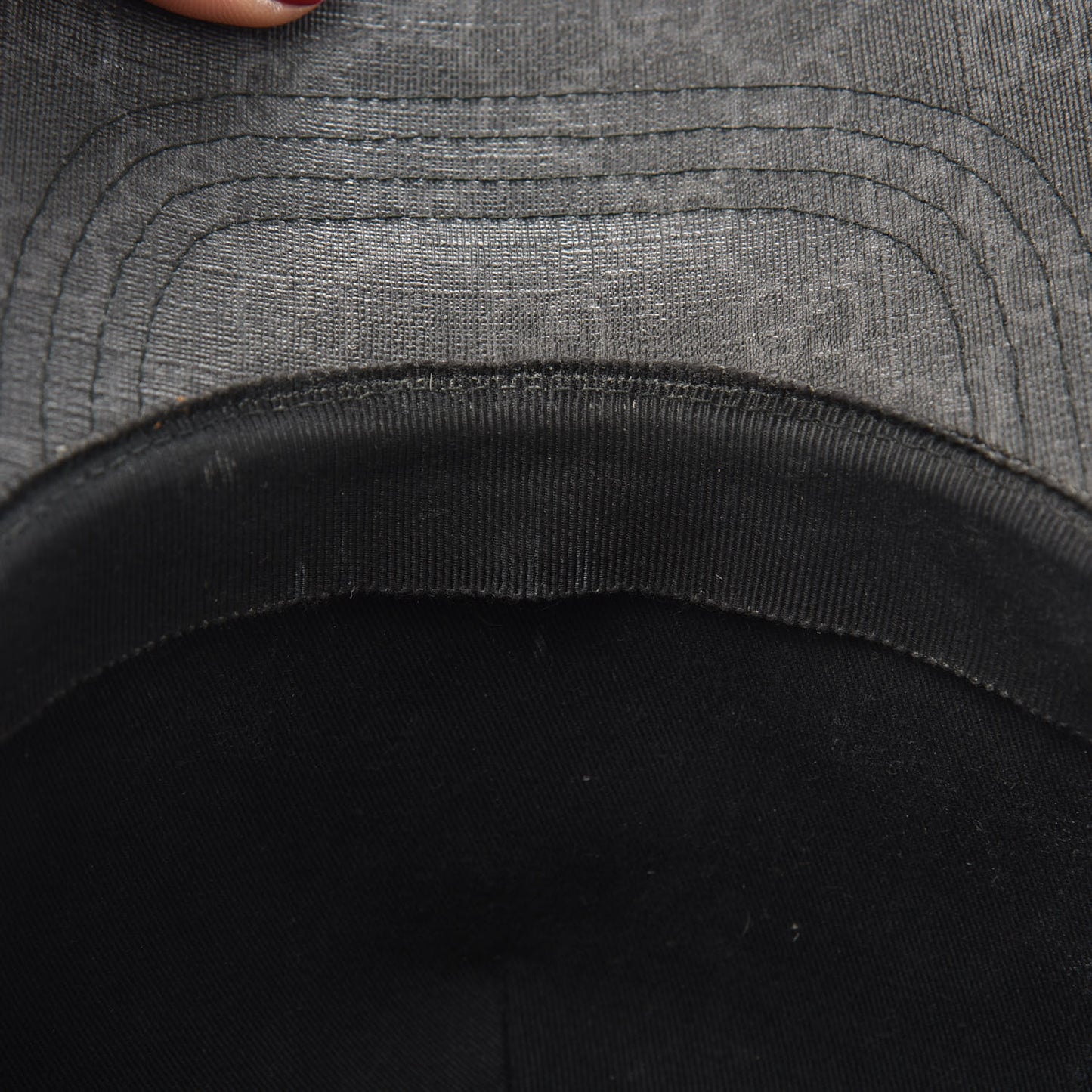 GG Supreme Monogram Kingsnake Print Baseball Hat XL 60 Black