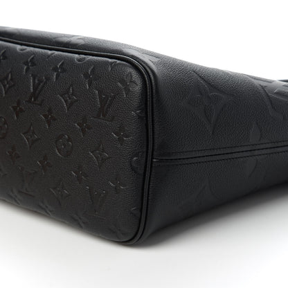 Louis Vuitton Empreinte Monogram Giant Neverfull MM Black 7 of 10