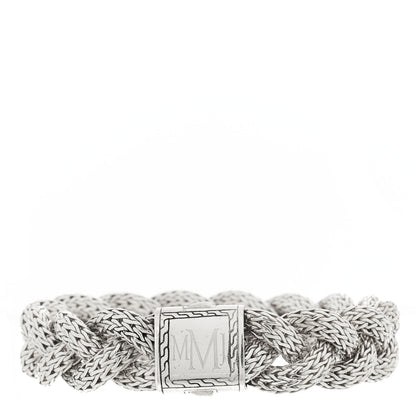 John Hardy Sterling Silver Medium Braided Classic Chain Bracelet 1 of 4