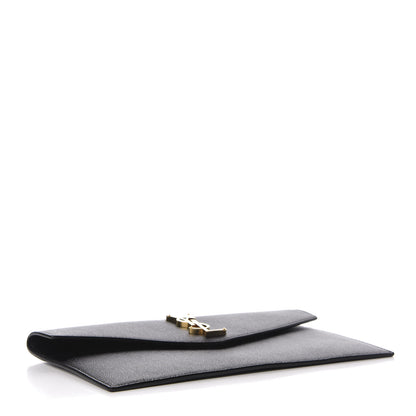 Saint Laurent Grain De Poudre Uptown Pouch Black 4 of 7