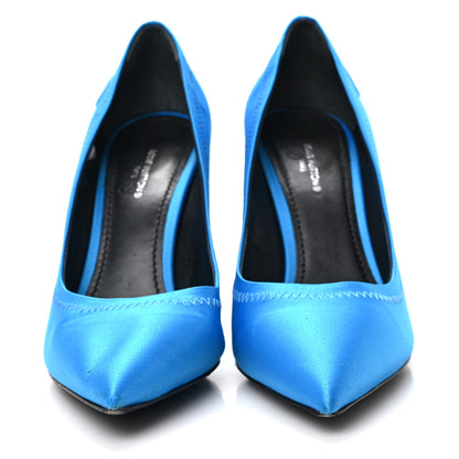 Louis Vuitton Satin Archlight Pumps 37.5 Blue 2 of 7