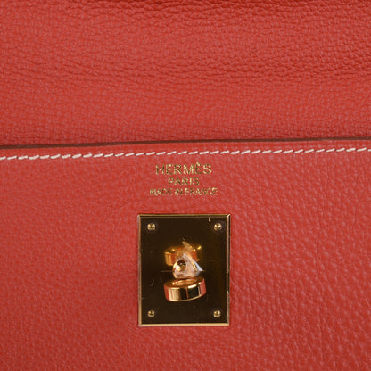 Hermes Togo Kelly Retourne 35 Sanguine 13 of 17