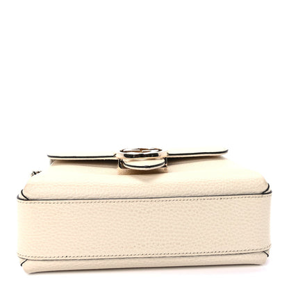 Gucci Dollar Calfskin Interlocking G Crossbody Bag  Ivoire 3 of 8