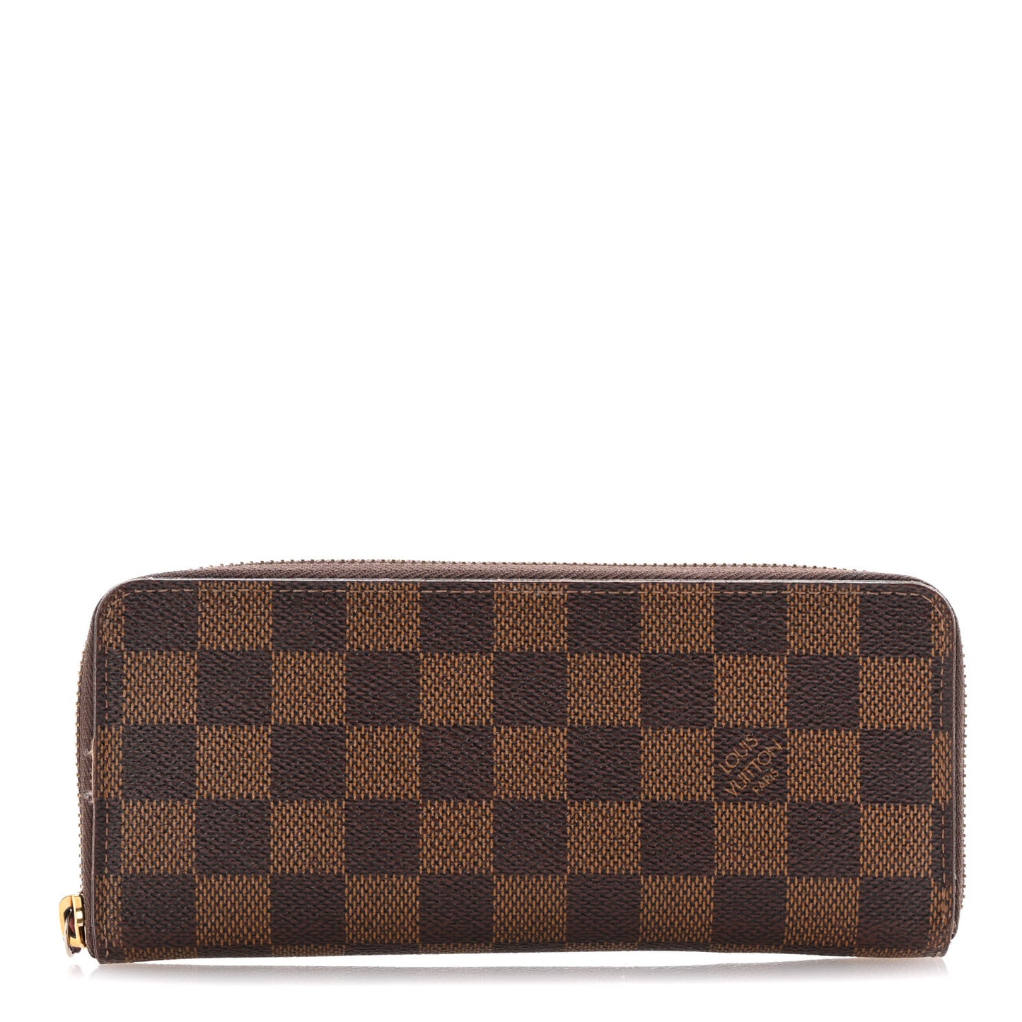 Damier Ebene Clemence Wallet Cherry