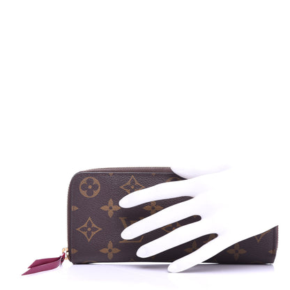 Louis Vuitton Monogram Clemence Wallet Fuchsia 2 of 8