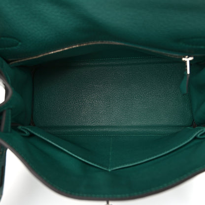 Hermes Togo Kelly Retourne 28 Malachite 5 of 10