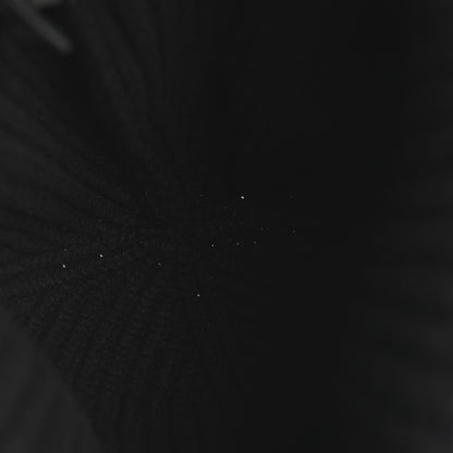 Chanel Cashmere Beaded Sequin Logo Beanie Hat Black 4 of 6