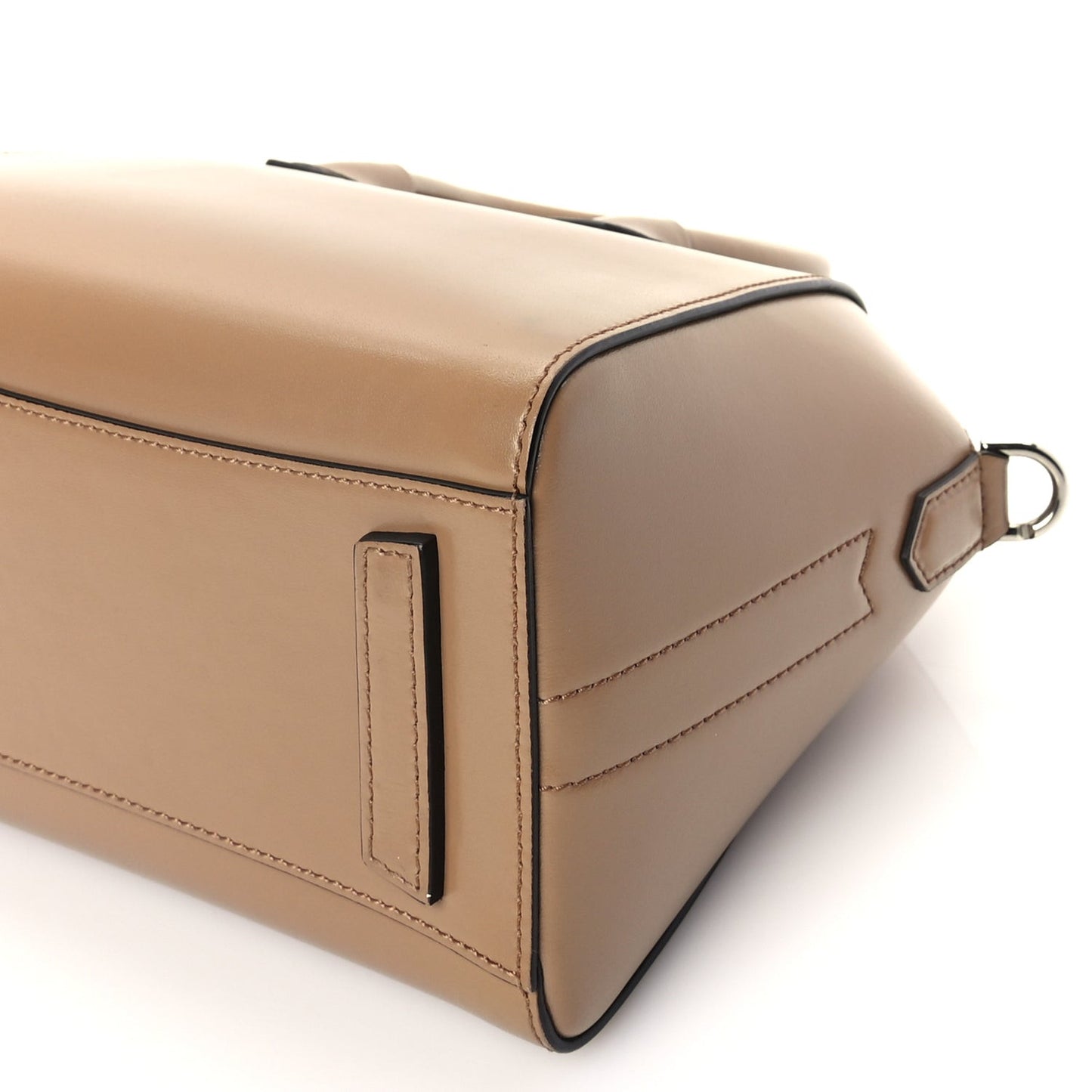Shiny Lord Calfskin Mini Antigona Nude