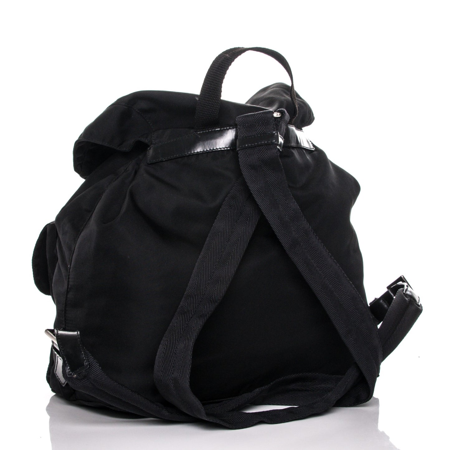 Nylon Vela Medium Backpack Black