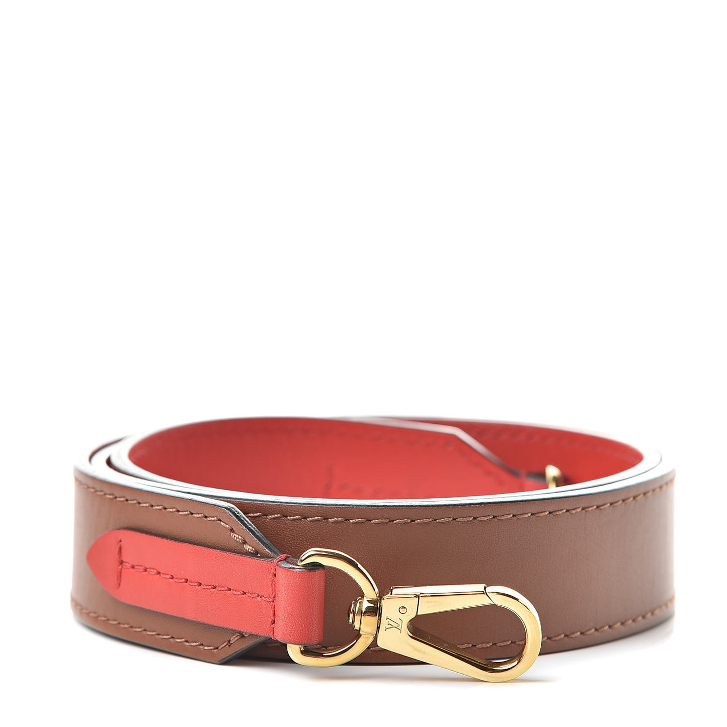 Calfskin Tuileries Shoulder Strap Caramel Rouge