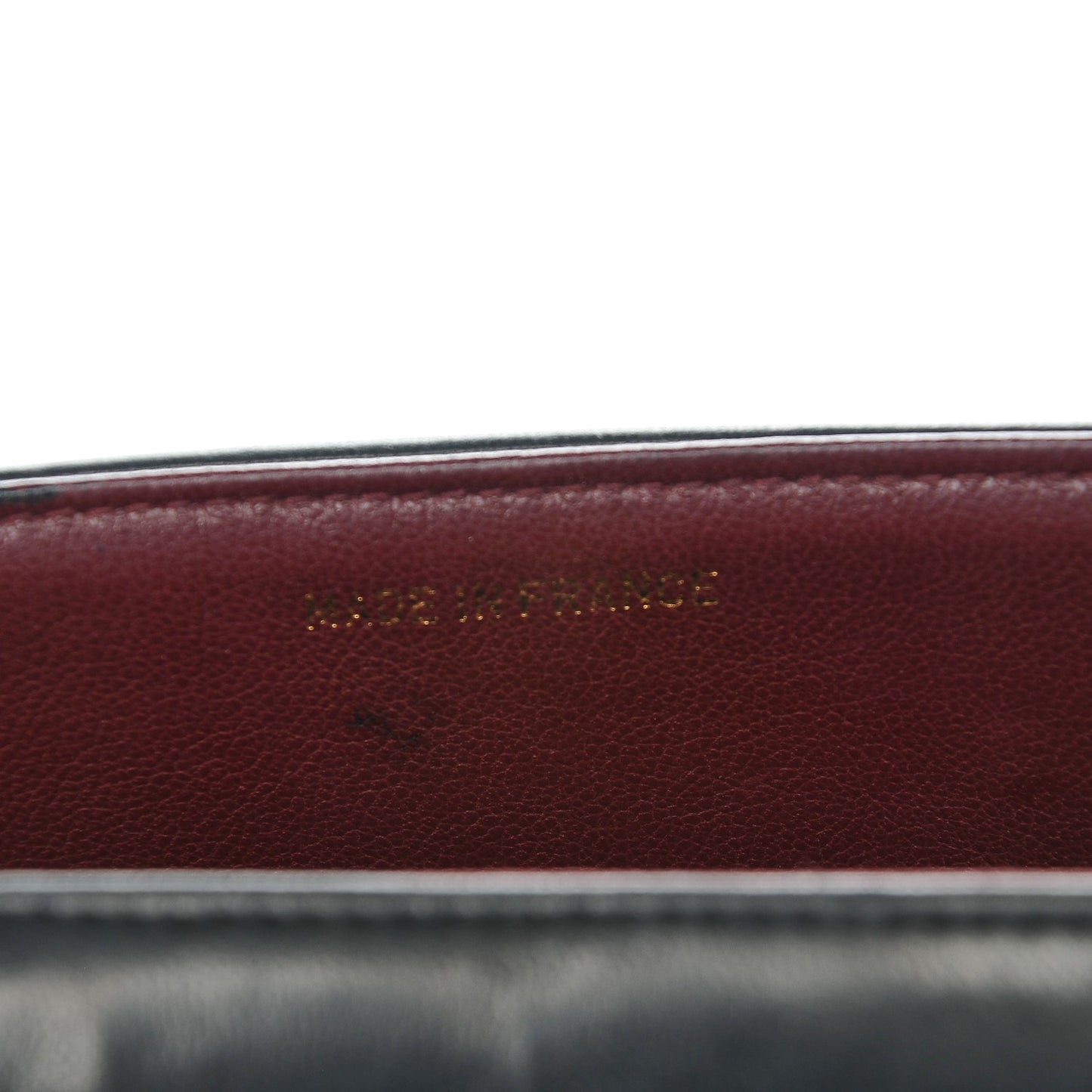 Lambskin Chevron Quilted Mini Flap Black