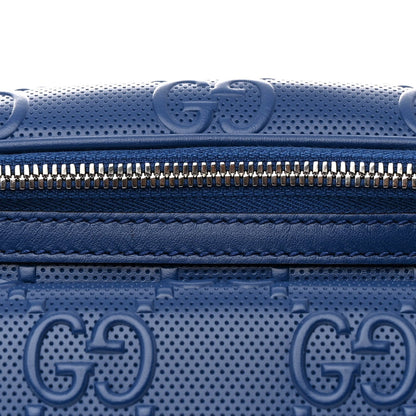 Gucci Calfskin GG Tennis Embossed Pocket Belt Bag Metal Blue 7 of 7