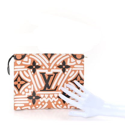 Louis Vuitton Monogram Giant Crafty Pochette Toiletry 26 Creme Caramel 3 of 7
