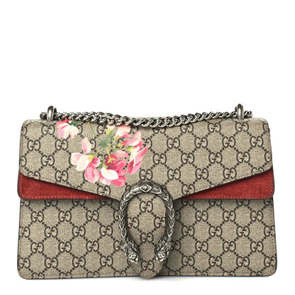 Gucci GG Supreme Monogram Blooms Small Dionysus Shoulder Bag Beige Multicolor Dry Rose 1 of 7