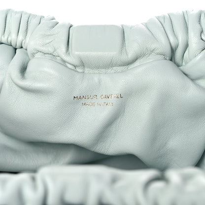 Mansur Gavriel Lambskin Mini Cloud Clutch Seafoam 6 of 8