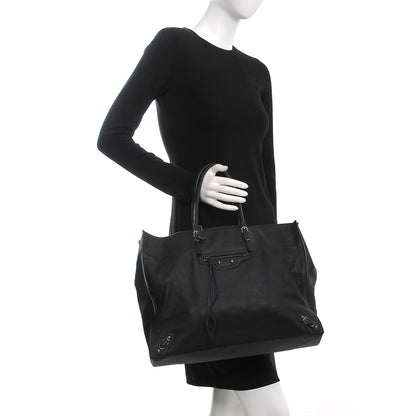Balenciaga Veau Papier A4 Tote Black 2 of 9