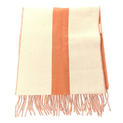 Hermes Cashmere Casaque Grand Mors Muffler Ivory 2 of 4