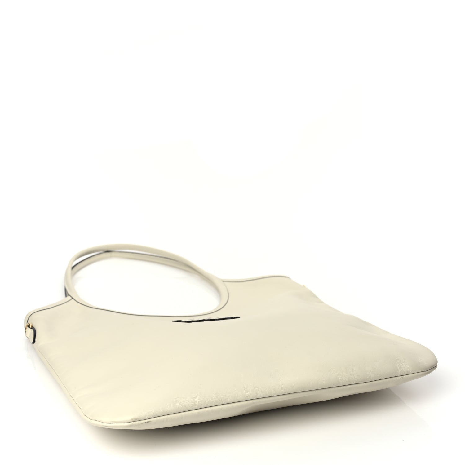 Miu Miu Nappa Ivy Bag Travertine Stone 3 of 10