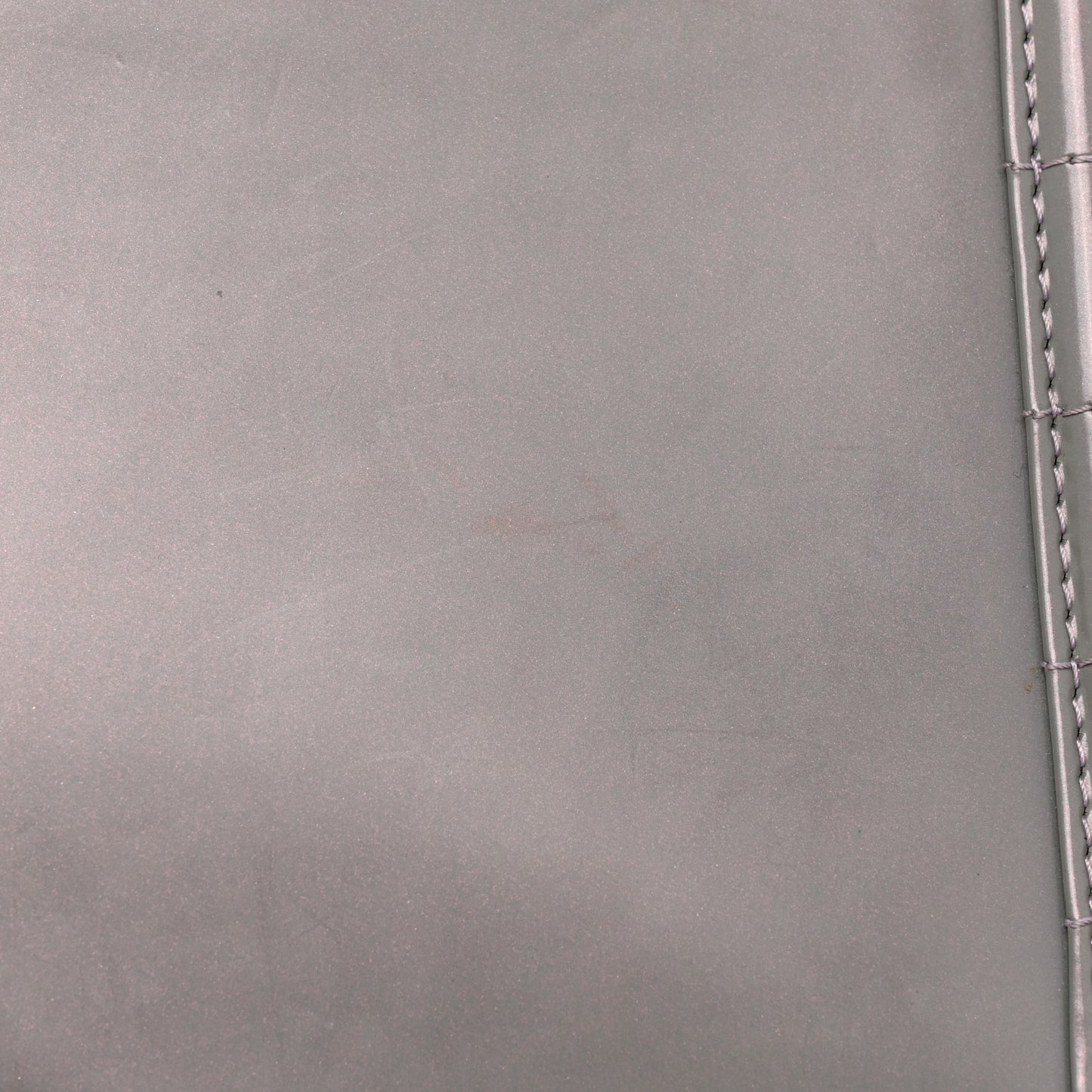 Glazed Calfskin Large Boy Flap Grey