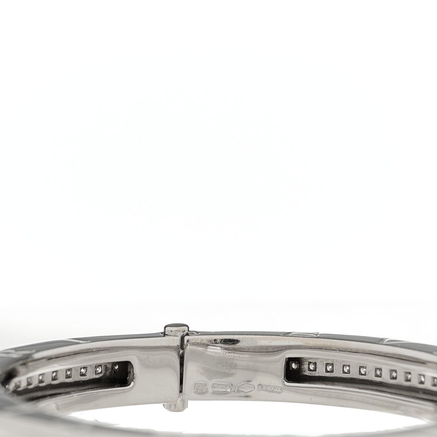 18K White Gold Diamond B.Zero1 Bangle Bracelet