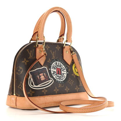 Louis Vuitton Monogram World Tour Alma BB 3 of 10