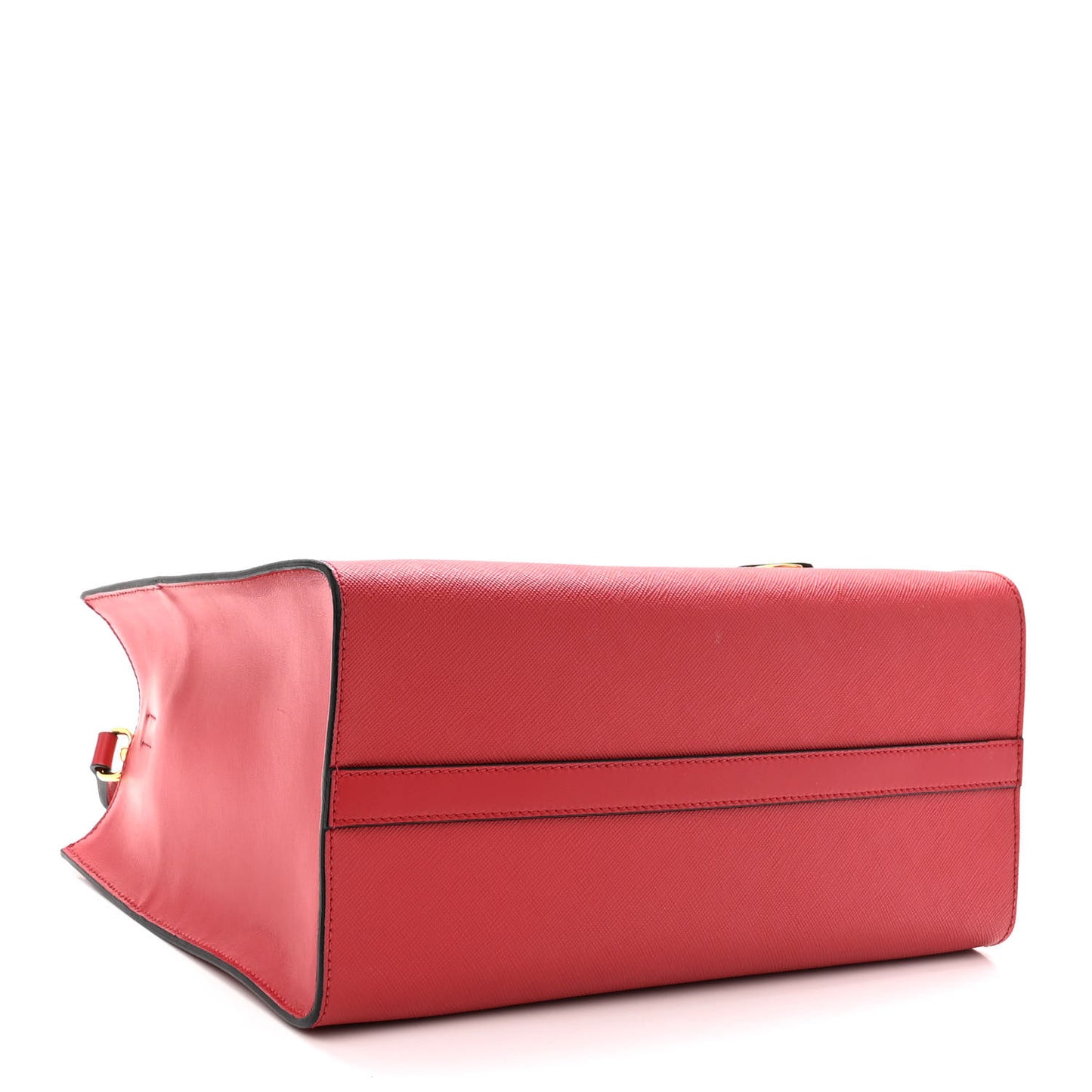 Saffiano Soft Calfskin Tote Fuoco