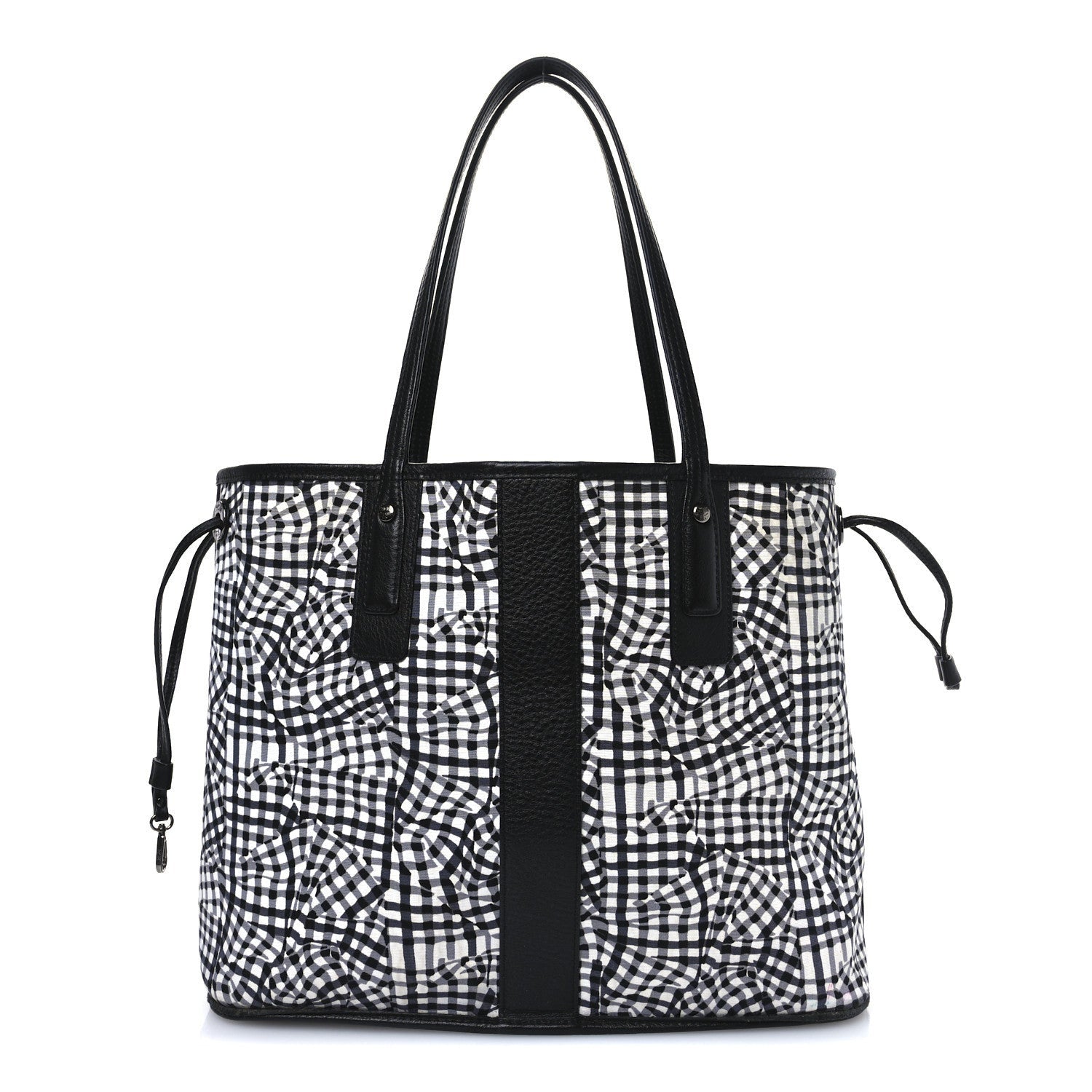 MCM Visetos Medium Liz Reversible Shopper Tote Black 3 of 7