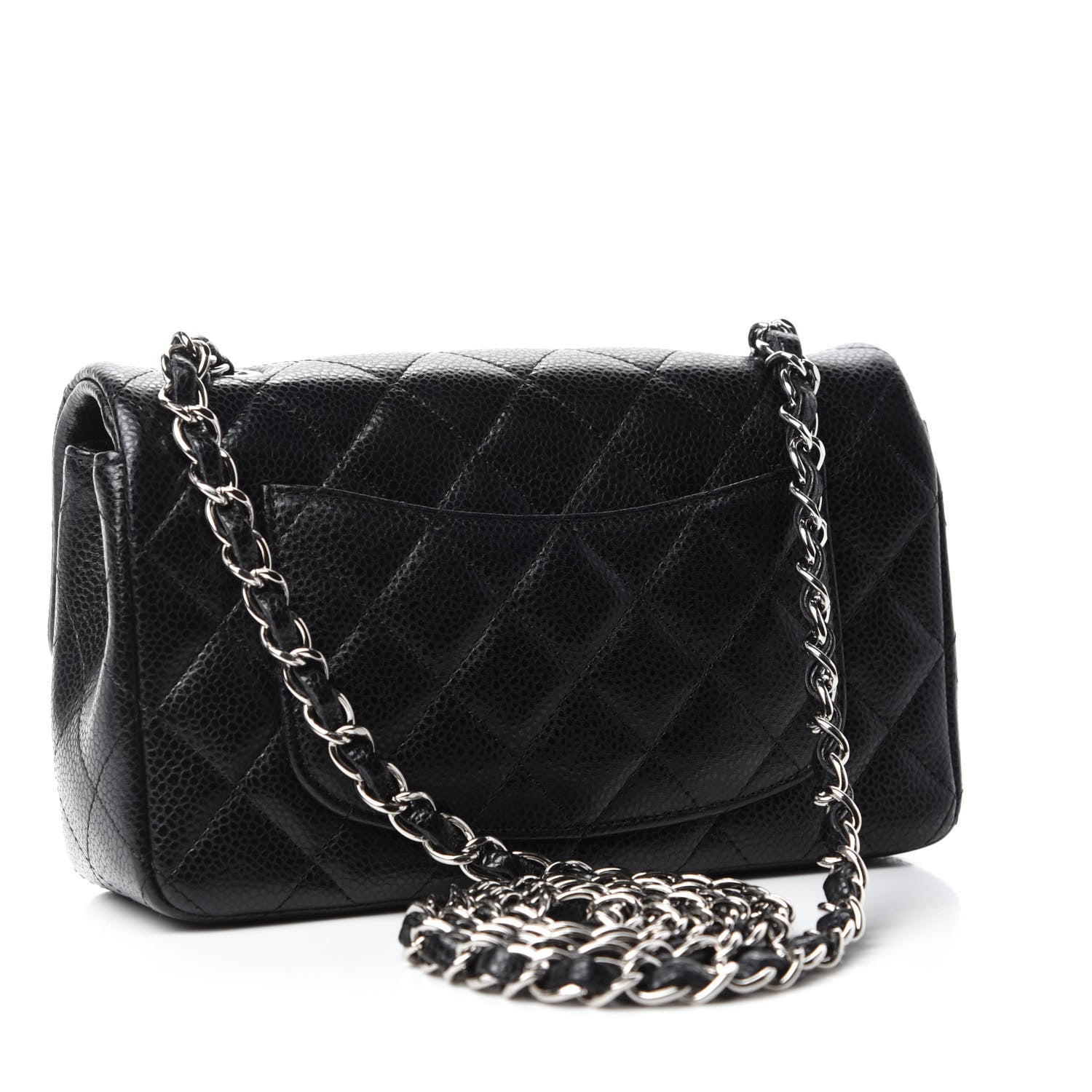 Chanel Caviar Quilted Mini Rectangular Flap Black 3 of 13