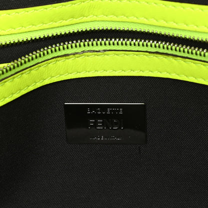 Fendi X MARC JACOBS Nappa FF 1974 Embossed Baguette Yellow Fluo 5 of 8