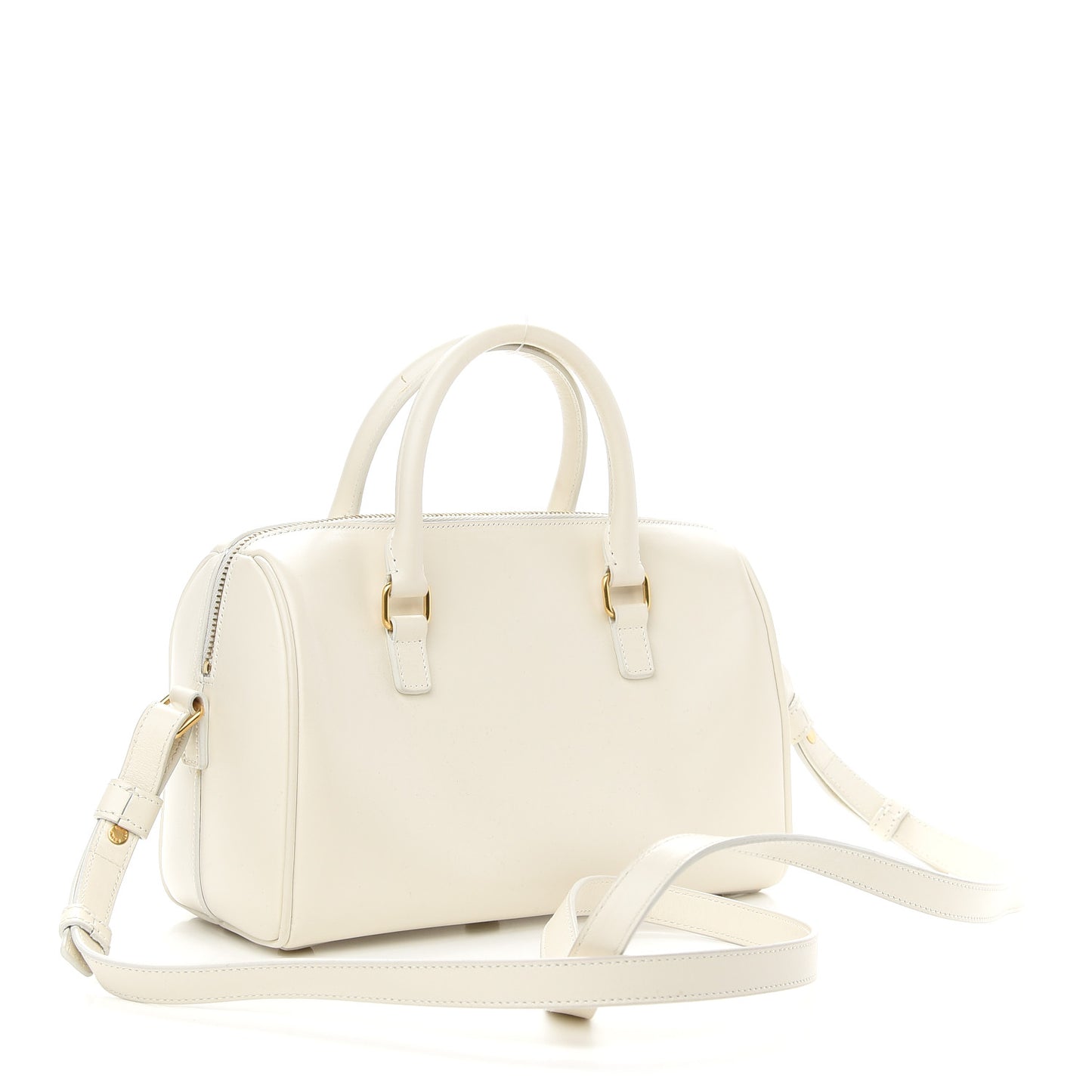 Calfskin Classic Baby Duffle Dove White