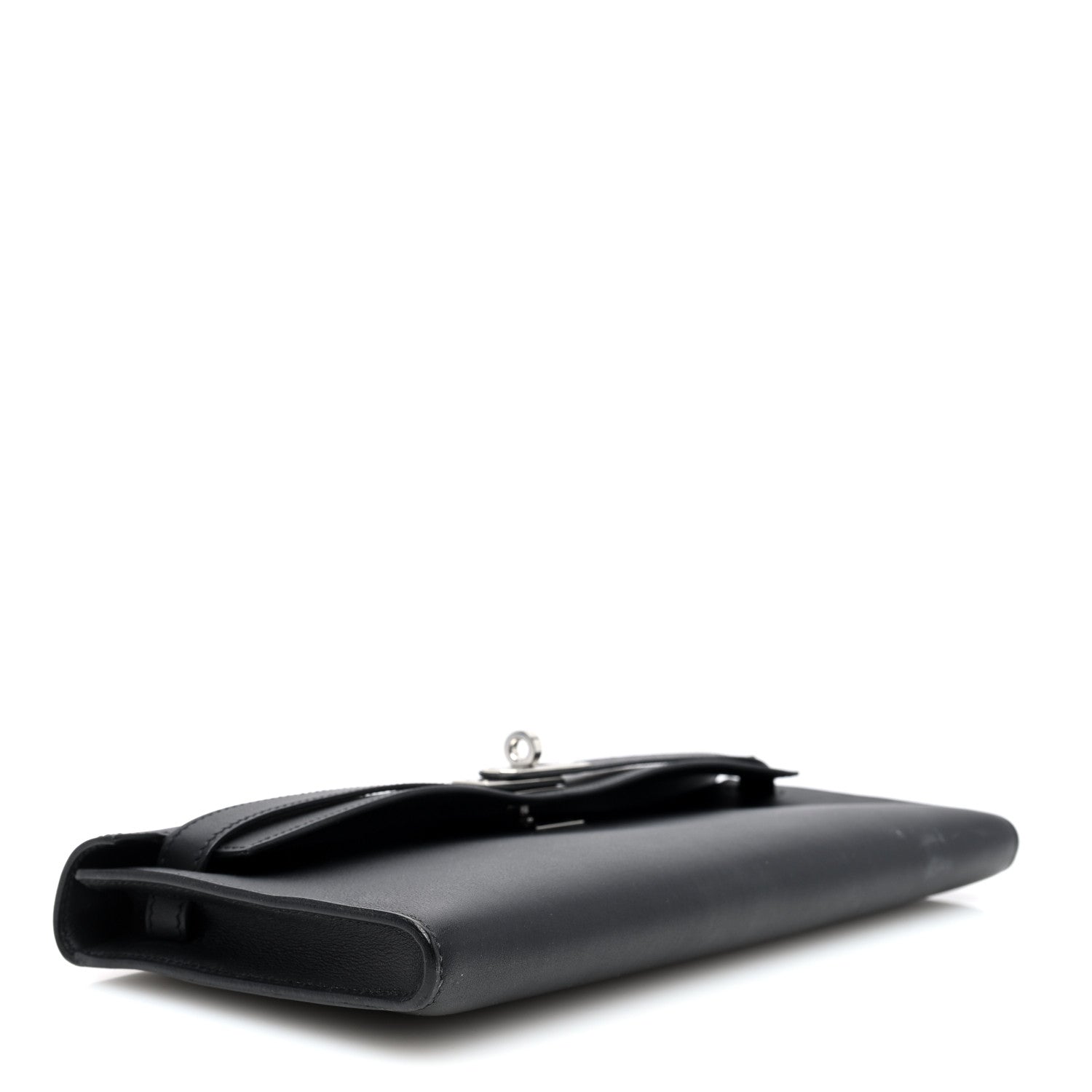 Hermes Swift Kelly Cut Clutch Pochette Black 4 of 13