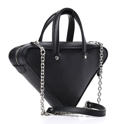 Balenciaga Calfskin XS Triangle Chain Duffle Black 2 of 4