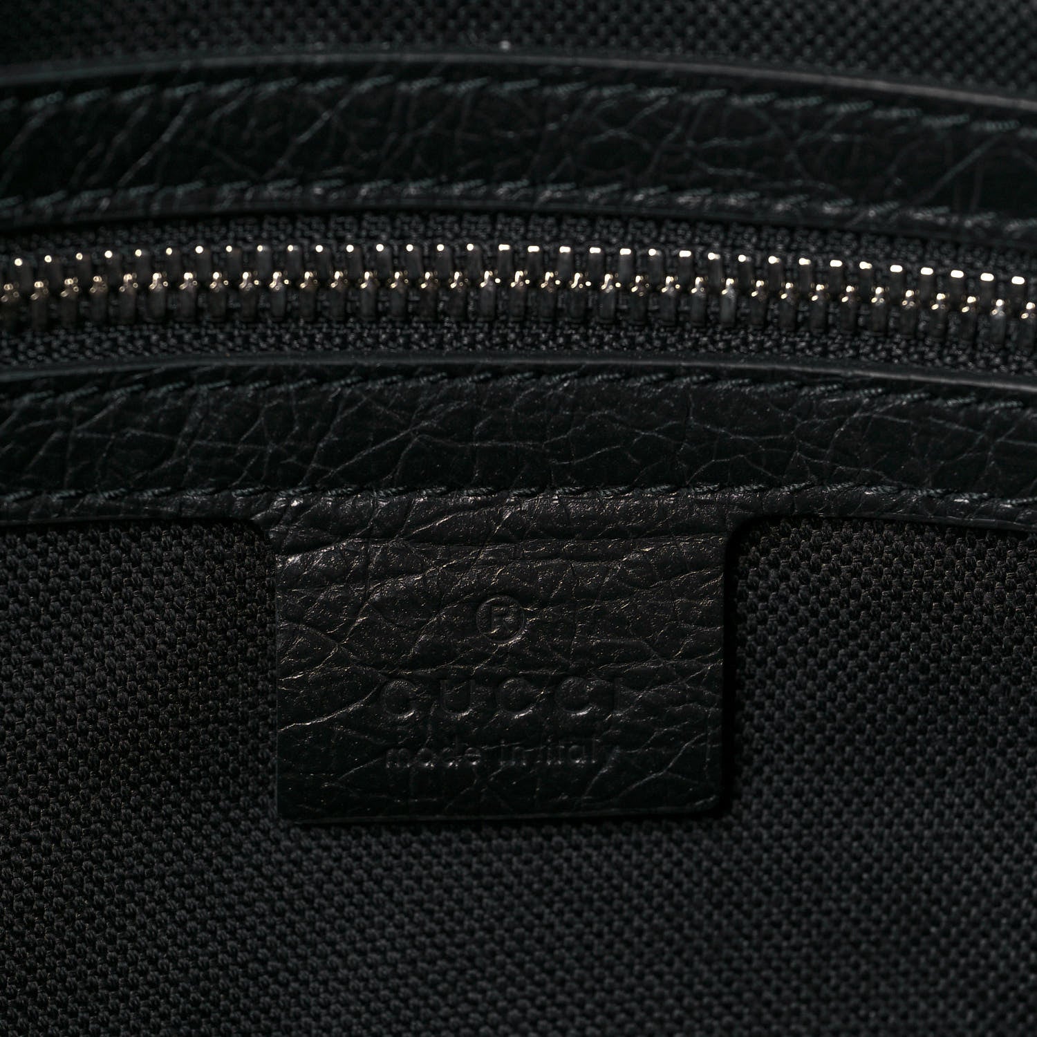 Gucci Fluffy Calfskin Morpheus Tote Bag Black 6 of 12